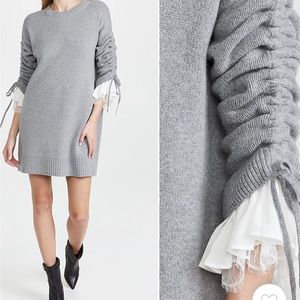 Cinq A Sept Atlas Dress In Heather Grey in xs